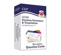 GCSE AQA German: Grammar & Translation Revision Question Cards (For exams in 2025)