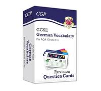 GCSE AQA German: Vocabulary Revision Question Cards (For exams in 2025)