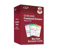 GCSE Combined Science AQA Higher Key Fact Revision Cards - Summary cards for quick revision