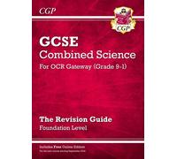 Gcse Combined Science Ocr Gateway Revision Guide - Foundation: Inc. Online Ed, Quizzes & Videos