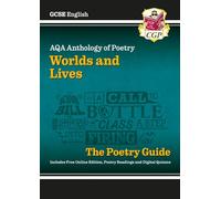 New GCSE English AQA Poetry Guide - Worlds & Lives Anthology inc. Online Edition, Audio & Quizzes