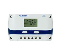 GCSOAR Contrôleur de charge solaire 40 A 12 V 24 V Auto PWM Chargeur de panneau solaire Paramètres Écran LCD réglable pour gel au plomb (AGM) type inondé (40 A, 12 V/24 V)