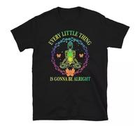 gCT4ey Gonna Be Alright Funny Yoga Peace Summer Namaste T-Shirt