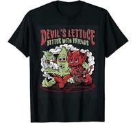 gCT4ey Limited Devil's Lettuce Inspired Lucifer Related Satan T-Shirt