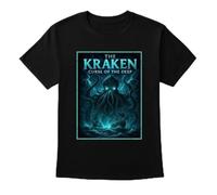 gCT4ey The Kraken Curse Deep T-Shirt Mythical Sea Monster Ocean Unisex Adults & Kids