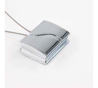 Gcurtain Lot de 2 Embrasses à Rideaux Aimantée Attaches pour Rideaux magnétiques - Carré/Chrome Poli