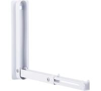 Gcurtain Organisateur Magnétique pour Cintres - Étagère Extensible pour Buanderie, Placard et Réfrigérateur, Rangement de Vêtements, Séchage et Gain de Place, Métal Durable, Blanc