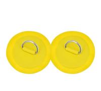 GCYEIDMA 1 à 10 pièces d'anneau en D | D Ring Pad forme ronde Stand Up Paddle SUP PVC for Kayak gonflable