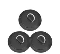 GCYEIDMA 1 à 5 pièces de 8 cm en Acier Inoxydable avec Anneau D/Patch | Avec colle for bateau gonflable en PVC, radeau, canoë, Kayak, planche de surf, arrimage SUP