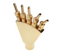 GCYEIDMA Buse de Fontaine en Laiton Buse de Fontaine à Eau en Laiton avec Queue Paon for Bassin Jardin, Parc d'attractions, musée, bibliothèque