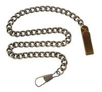 GCYEIDMA Chaîne de Montre de Poche Chaîne de Montre Poche à Clip torsadée, épaisse, Vintage, en Alliage métallique, maillons for Gilet(Color 4)