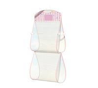 GCYEIDMA Filet Sechage Suspendu Filet de séchage for oreillers, Sac for, Sacs Suspendus Coupe-Vent for Balcon(Pink-2layer)