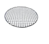 GCYEIDMA Grille Barbecue BBQ Grill Mesh 304 en Acier Inoxydable Rond Grillage Maison rôti Filets Bacon Outil Fer Net antiadhésif Barbecue Accessoires Tapis Grille(28cm)