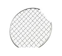 GCYEIDMA Grille Barbecue Filet de Barbecue Rond en Acier Inoxydable 304, Filets à rôtir, grilles Bacon, Fer, Accessoires antiadhésifs(60CM)