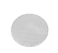 GCYEIDMA Grille Barbecue Filet de Barbecue Rond en Acier Inoxydable, Tapis Grillage, Filet à rôtir, Four Charbon, Filets Vapeur, Support, Fer, Outil Gril, Grille antiadhésive(28CM)