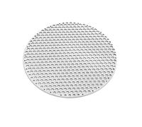 GCYEIDMA Grille Barbecue Filets à rôtir Ronds en Acier Inoxydable, Outil de Gril Bacon, Filets Fer, Accessoires Barbecue Camping, Grille antiadhésive(24CM)