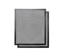 GCYEIDMA Grille Barbecue Tapis de Cuisson en Silicone résistant à la Chaleur, Barbecue, Grille Creuse, Tapis réutilisable, résistance, Filet for 40x33CM(2PCS)