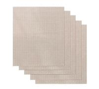 GCYEIDMA Grille Barbecue Tapis de Cuisson en Silicone résistant à la Chaleur, Barbecue, Grille Creuse, Tapis réutilisable, résistance, Filet for 40x33CM(Brown 5pcs)