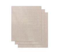 GCYEIDMA Grille Barbecue Tapis de Cuisson en Silicone résistant à la Chaleur, Barbecue, Grille Creuse, Tapis réutilisable, résistance, Filet for 40x33CM(Brown 3pcs)