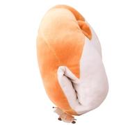 GCYEIDMA Oreiller Chauffe Main Coussin en Peluche créatif Forme de Cochon Rose et Chien Corgi Marron, Coussin Lombaire décoratif for Les Mains(42cm*42cm Hand Warmer)