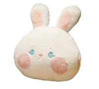 GCYEIDMA Oreiller Chauffe Main Coussin en Peluche for Pain grillé, Kawaii, Nourriture, Cochon, Lapin, Renard, Toast, poupée Douce, Chauffe-Mains, décoration de la Maison(35cm Bunny)