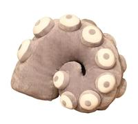 GCYEIDMA Oreiller Chauffe Main Coussins en Peluche simulés de tentacules Pieuvre, Doux et Chauds for Les Mains Pieds, poupées, décoration Chambre Amusante(Grey 45X35cm)