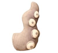 GCYEIDMA Oreiller Chauffe Main Coussins en Peluche simulés de tentacules Pieuvre, Doux et Chauds for Les Mains Pieds, poupées, décoration Chambre Amusante(Grey 30X55cm)