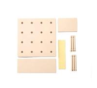 GCYEIDMA Panneau Perforé Mural Présentoir en Panneau perforé sans poinçon, Organisateur Mural, Plaque de Rangement, Salon Cuisine Chambre à Coucher, décoration Murale Suspendue, étagère Murale(Beige)
