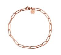 GD GOOD.designs EST. 2015 Bracelet femme à maillons en Or - Résistant à l'eau - Bracelet à maillons fins en acier inoxydable I Collier à maillons de taille réglable