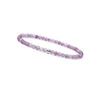 GD GOOD.designs EST. 2015 naturelles et perle en argent 925 I Bracelet de pierres naturelles facettées 4mm - Pochette cadeau incluse
