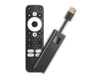 GD1 4K Streaming Stick - Dongle Smart TV Android TV 14 Lecteur Multimédia, Prend en Charge Netflix & Prime en 4K, HDR10+, AV1, WiFi, Commande vocale