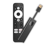 GD1 Clé TV Streaming 4K UHD HDR | Android TV 14 | Wi-FI Dual Band | Commande Vocale | Chromecast | Compatible Netflix, Youtube, Disney+, Prime Video