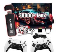 GD10 Pro Console de Jeux rétro Retro Game Stick,30000+ Jeux,30+ émulateurs,Manette de Jeu 4K HD avec Deux contrôleurs sans Fil,Emuelec 4.3,Console de Jeux vidéo Plug & Play pour TV/Ordinateur (64G)