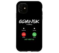 Gdansk Appelle et Je Dois partir en Pologne en Voyage à Danzig Coque pour iPhone 11