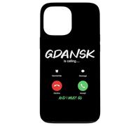 Gdansk Appelle et Je Dois partir en Pologne en Voyage à Danzig Coque pour iPhone 13 Pro Max