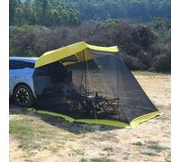GDAONUDK Auvent de Voiture Portable pour SUV avec Moustiquaire pour Camping-Car Et Voyage(Bright Yellow)