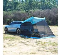 GDAONUDK Auvent de Voiture Portable pour SUV avec Moustiquaire pour Camping-Car Et Voyage(Sky Blue)