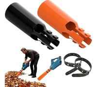 GDAONUDK Lot de 2 Embouts de Souffleur de Feuilles à Haut DéBit Universels, AméLiorent Le Flux d'air pour Un Nettoyage Plus Rapide du Jardin, Compatibles avec Les Buses de 5 à 10 Cm 2 à 4 Pouces
