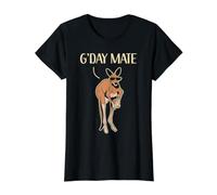 G'day Mate Amoureux du Kangourou Animaux Sauvages Australie T-Shirt Graphique avec Valeur