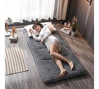 GDBTDL Matelas futon japonais, tapis de couchage portable enroulable, chaise longue de sol en coton respirant pour camping, voyage, lit d'invités ou canapé, lit jumeau, grand lit double