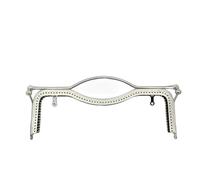 GDBZS 1/2/3 pièces 27CM Fermoir Baiser Accessoire de Sac à Main Vintage, Cadre de Sac à Main en métal Durable pour l'artisanat de Bricolage, la Couture de Sac à Main et la Personnalisation