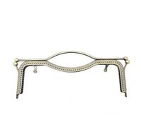 GDBZS 1/2/3 pièces 27CM Fermoir Baiser Accessoire de Sac à Main Vintage, Cadre de Sac à Main en métal Durable pour l'artisanat de Bricolage, la Couture de Sac à Main et la Personnalisation