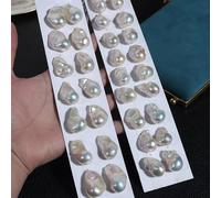 GDBZS 1 pièces 20-30mm Perles d'eau Douce Naturelles intactes Grandes Perles baroques, Perles Naturelles en Forme de Queue de Poisson d'eau Douce, pour Bijoux de Bracelet de Collier à Faire soi-même