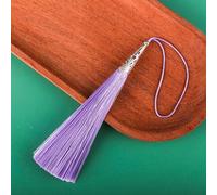 GDBZS 10 pièces 21 cm Chapeau Pointu Porte-clés Glands, Glands de Sac à Main décoratifs, Accessoires de Bricolage artisanaux colorés pour étiquettes Cadeaux
