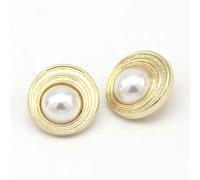 GDBZS - Boutons de Bijoux en Perles métalliques dorées, 20mm, 10 pièces, pour vêtements, Pardessus, Veste, Costume, décoratifs, Accessoires de Couture Faits à la Main, DIY