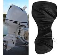 GDDGHS Outboard Motor Cover, 100-150 HP Boat Motor Cover, Mercury Outboard Engine Cover Waterproof, Heavy Duty 420D Oxford Fabric Extra PVC Coating Boat Engine Cover Winter
