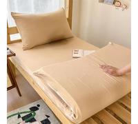 GDDUOYUE Housse de Matelas Futon 100% Coton Lavé - Couvre-Matelas Tatami Doux et Respirant avec Fermeture Éclair, Lavable, pour Matelas de 10cm d'Épaisseur,Style 5,47×79
