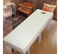 GDDUOYUE Matelas Pliable pour Table de Massage avec Trou pour Le Visage - Épaisseur 3cm, Doux et Respirant - Surmatelas Spa Esthétique pour Salon, Spa, Bien-être,Style 3,80x190cm