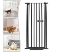 Gdetnysty Portail de protection pour animaux de compagnie, extra haute, extensible, avec pédale, 76 à 85 cm, extensible, pour chambre à coucher, couloir, etc