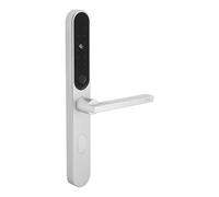 Gdetnysty Smart Door Lock - Serrure de porte intelligente avec 2 cartes - 100 empreintes digitales - Application jusqu'à 500 mots de passe - Alimentation de secours USB - Pour porte de 38 à 55 mm